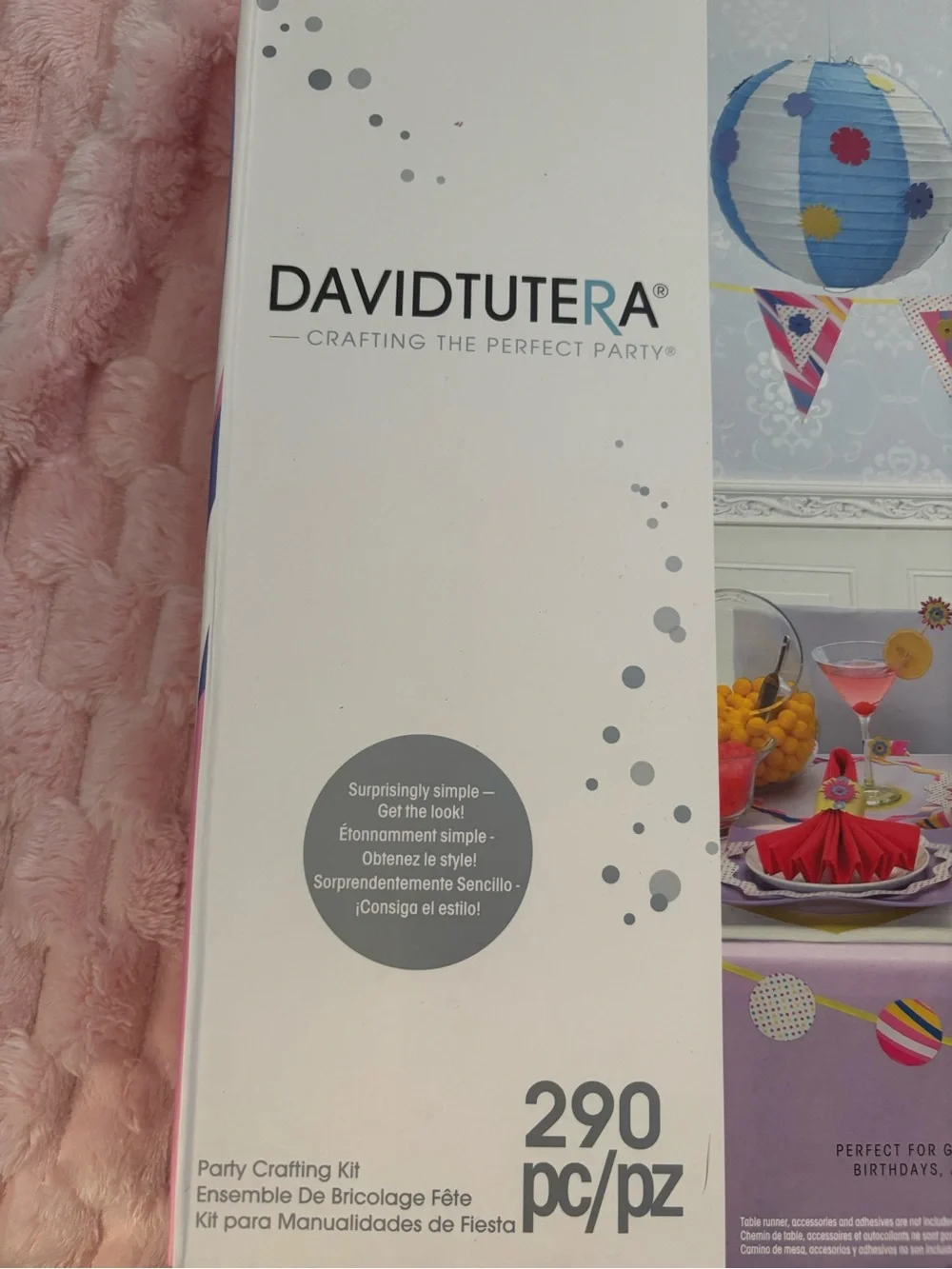 David Tutera Pink, Yellow and Blue Party Crafting Kit